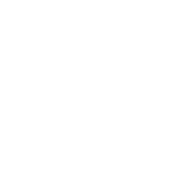 White brain silhouette with five stars above on transparent background.